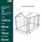Balcony Tower Greenhouse Plastic Coated Iron Pipe Plant Shelter With Shade And Insect Protection 21
