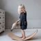 Wooden Surf Balance Board Sensory Training And Educational Yoga Seesaw For Kids 21