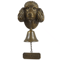 Dog Theme Welcome Doorbell 3D Funny Bulldog Head Cast Iron Resin Hanging Bell 5