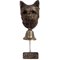 Dog Theme Welcome Doorbell 3D Funny Bulldog Head Cast Iron Resin Hanging Bell 6