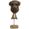 Dog Theme Welcome Doorbell 3D Funny Bulldog Head Cast Iron Resin Hanging Bell 9