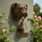 Dog Theme Welcome Doorbell 3D Funny Bulldog Head Cast Iron Resin Hanging Bell 18