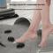 Silicone Rabbit Foot Washing Massage Mat Non Slip Shower Foot Scrubber For Dead Skin Removal 0