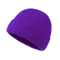 Unisex Solid Color Knitted Wool Beanie Hip Hop Melon Skin Hat For Autumn And Winter Warmth 7