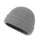 Unisex Solid Color Knitted Wool Beanie Hip Hop Melon Skin Hat For Autumn And Winter Warmth 8