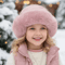 Womens Furry Winter Hat Korean Style Thickened Mongolian Faux Fur Hat For Autumn And Winter 6