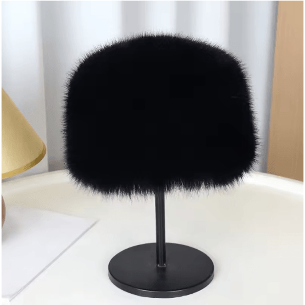 Womens Furry Winter Hat Korean Style Thickened Mongolian Faux Fur Hat For Autumn And Winter 8
