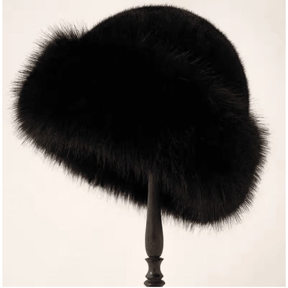 Womens Furry Winter Hat Korean Style Thickened Mongolian Faux Fur Hat For Autumn And Winter 19