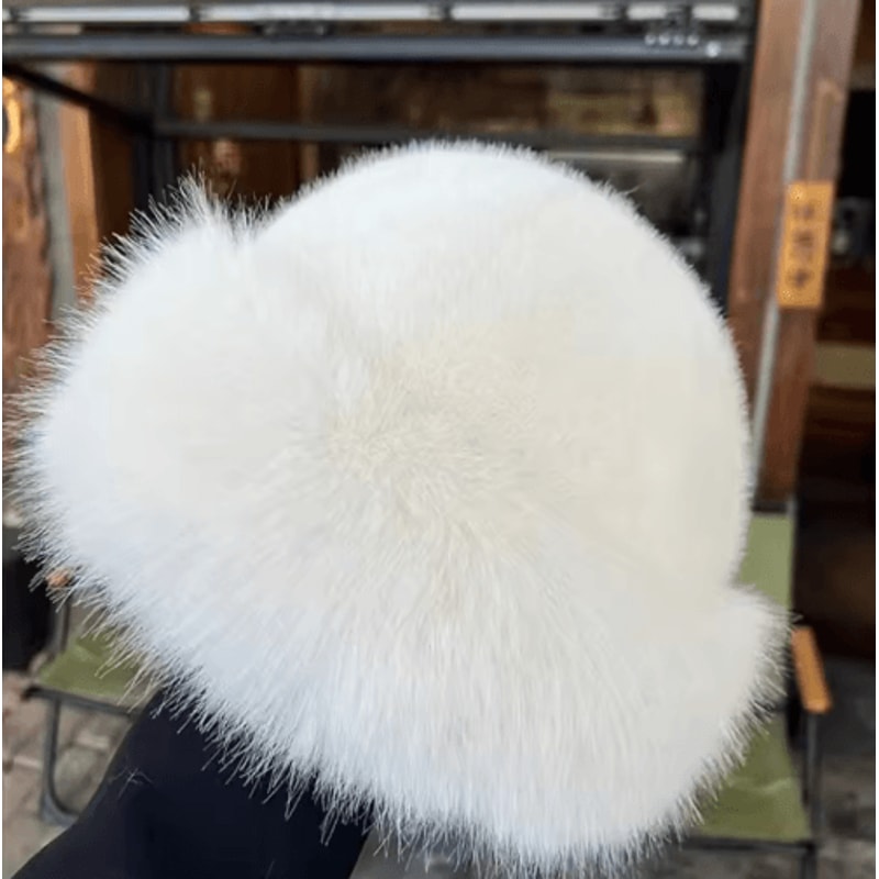 Womens Furry Winter Hat Korean Style Thickened Mongolian Faux Fur Hat For Autumn And Winter 20