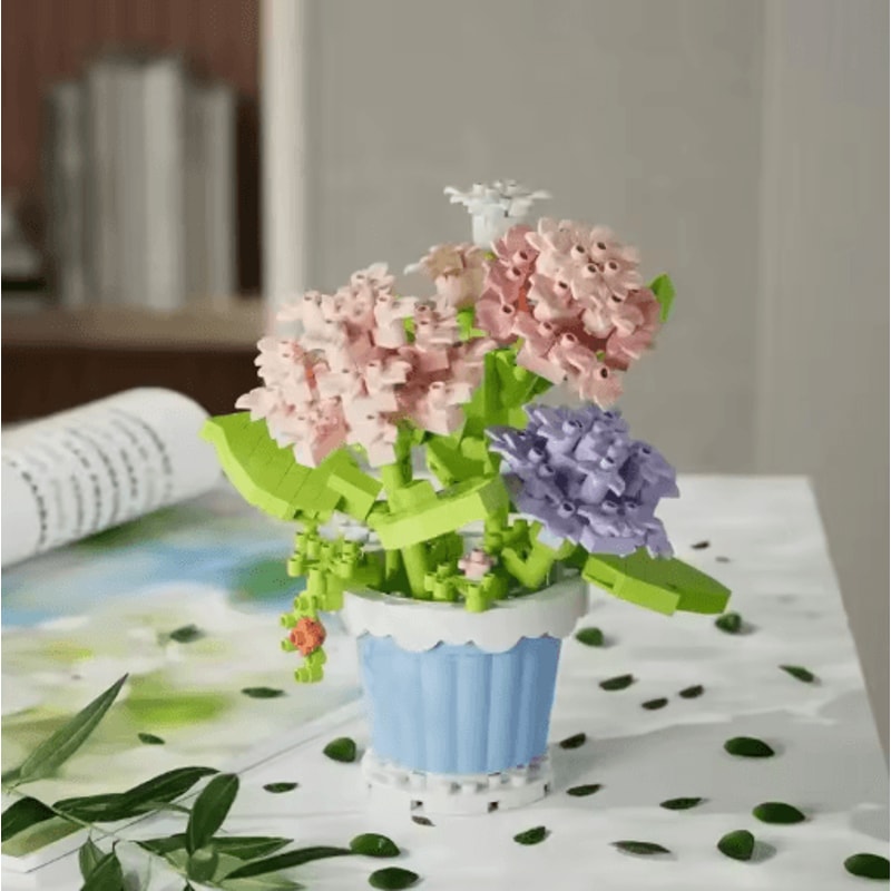 DIY Eternal Flower Building Blocks Creative Assembling Toy For Kids Decorative Gifts 1
