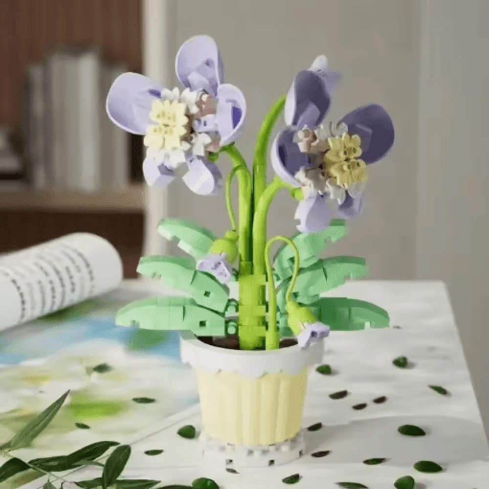 DIY Eternal Flower Building Blocks Creative Assembling Toy For Kids Decorative Gifts 3