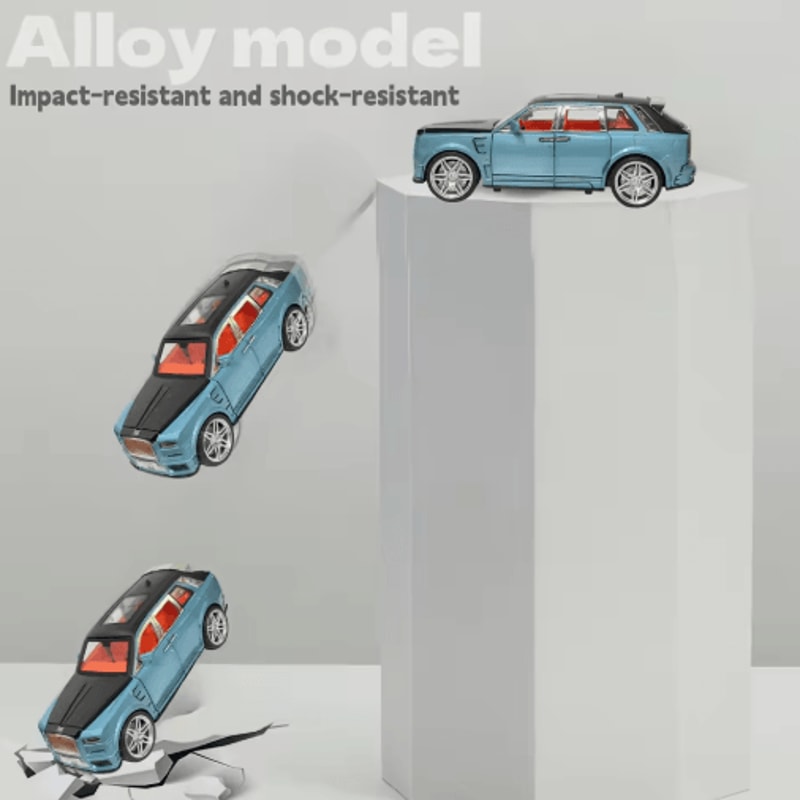 1 24 Alloy Diecast Car Model Simulation Vehicle With Opening Doors And Pull Back Action 4