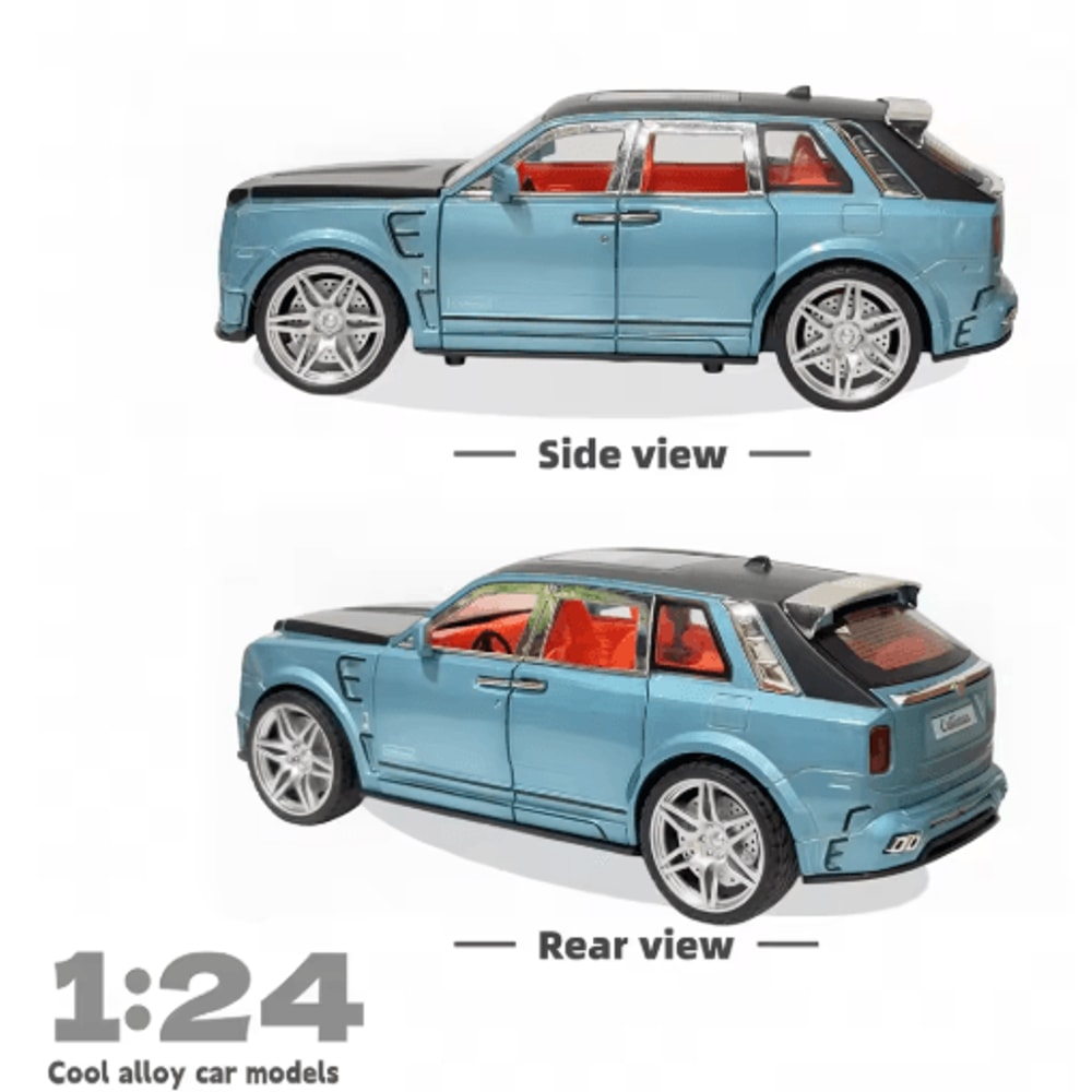 1 24 Alloy Diecast Car Model Simulation Vehicle With Opening Doors And Pull Back Action 5