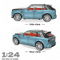 1 24 Alloy Diecast Car Model Simulation Vehicle With Opening Doors And Pull Back Action 5