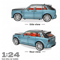 1 24 Alloy Diecast Car Model Simulation Vehicle With Opening Doors And Pull Back Action 5
