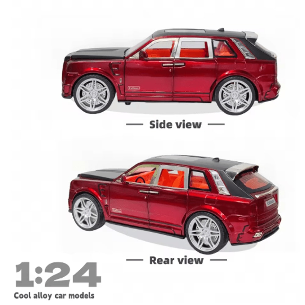 1 24 Alloy Diecast Car Model Simulation Vehicle With Opening Doors And Pull Back Action 7