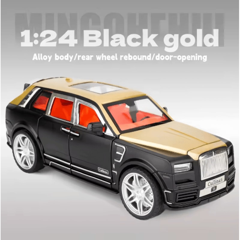 1 24 Alloy Diecast Car Model Simulation Vehicle With Opening Doors And Pull Back Action 0