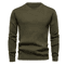 Mens Crew Neck Sweatshirt Solid Color Spring Jogging And Outdoor Sweatwear 3