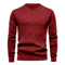 Mens Crew Neck Sweatshirt Solid Color Spring Jogging And Outdoor Sweatwear 5