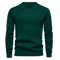 Mens Crew Neck Sweatshirt Solid Color Spring Jogging And Outdoor Sweatwear 6