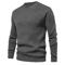 Mens Crew Neck Sweatshirt Solid Color Spring Jogging And Outdoor Sweatwear 9