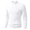 Mens Mock Neck Pullover Sweater High Neck Long Sleeve Winter Casual Knit 6