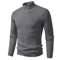 Mens Mock Neck Pullover Sweater High Neck Long Sleeve Winter Casual Knit 8