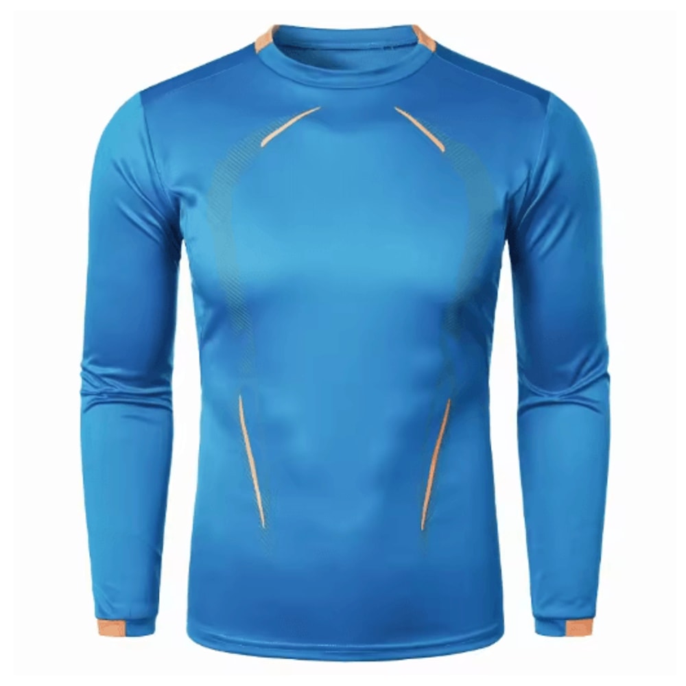 Mens Sports Training Long Sleeve T Shirt Quick Dry Lightweight Breathable Oversized Tee 1