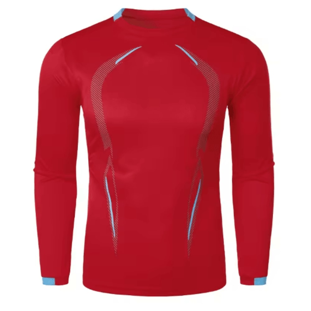 Mens Sports Training Long Sleeve T Shirt Quick Dry Lightweight Breathable Oversized Tee 5