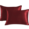 2 Piece Satin Silk Pillowcase Set Super Soft Hair And Beauty Pillow Cases Standard Size 3