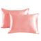 2 Piece Satin Silk Pillowcase Set Super Soft Hair And Beauty Pillow Cases Standard Size 4