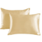 2 Piece Satin Silk Pillowcase Set Super Soft Hair And Beauty Pillow Cases Standard Size 5