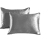 2 Piece Satin Silk Pillowcase Set Super Soft Hair And Beauty Pillow Cases Standard Size 6