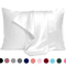 2 Piece Satin Silk Pillowcase Set Super Soft Hair And Beauty Pillow Cases Standard Size 0