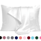 2 Piece Satin Silk Pillowcase Set Super Soft Hair And Beauty Pillow Cases Standard Size 0