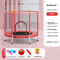 Childrens Indoor Trampoline Household Baby Bouncing Bed With Safety Band For Fun Exercise 25