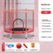 Childrens Indoor Trampoline Household Baby Bouncing Bed With Safety Band For Fun Exercise 25