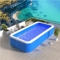 Inflatable Rectangular Swimming Pool Portable Large Adult Home Bath Pool 13