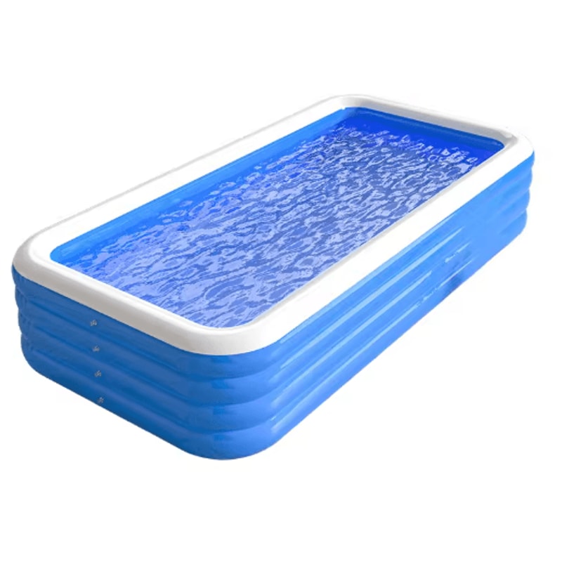 Inflatable Rectangular Swimming Pool Portable Large Adult Home Bath Pool 14