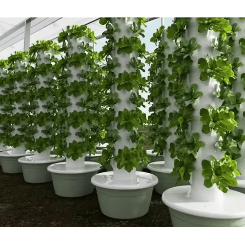 Vertical Hydroponic Tower Planter Intelligent Soilless Vegetable Growing Column 1