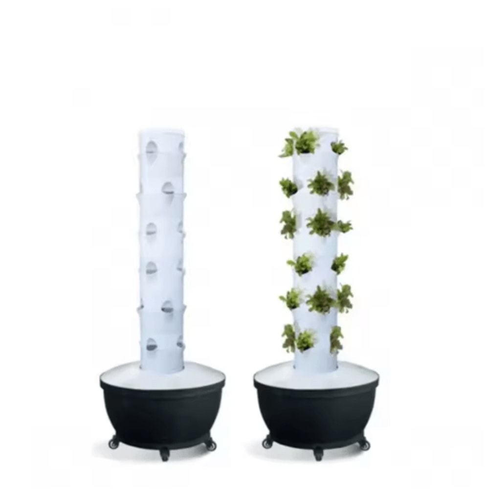 Vertical Hydroponic Tower Planter Intelligent Soilless Vegetable Growing Column 4