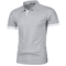 Mens Summer Short Sleeve Polo Shirt Lightweight Breathable Lapel Streetwear Business Tee 1