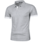 Mens Summer Short Sleeve Polo Shirt Lightweight Breathable Lapel Streetwear Business Tee 1