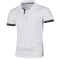 Mens Summer Short Sleeve Polo Shirt Lightweight Breathable Lapel Streetwear Business Tee 10
