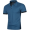 Mens Summer Short Sleeve Polo Shirt Lightweight Breathable Lapel Streetwear Business Tee 2