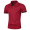 Mens Summer Short Sleeve Polo Shirt Lightweight Breathable Lapel Streetwear Business Tee 4