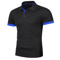 Mens Summer Short Sleeve Polo Shirt Lightweight Breathable Lapel Streetwear Business Tee 8