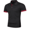 Mens Summer Short Sleeve Polo Shirt Lightweight Breathable Lapel Streetwear Business Tee 9