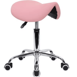 foot saddle stool cosmetology shop technician spinning lift saddle stool dental stool with backrest solid swivel chair