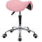 Foot Saddle Stool Cosmetology Shop Technician Spinning Lift Saddle Stool Dental Stool With Backrest 0